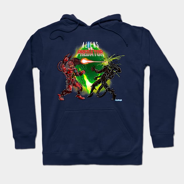 Alien vs Predator figures kenner Hoodie by Ale_jediknigth